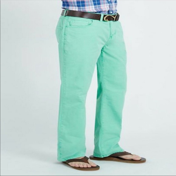 Vineyard Vines Other - Vineyard Vines Green Five Pocket Pants 34/32